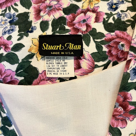 Stuart Alan Floral 2 Piece Fashion Skirt & Top Set - Picture 4 of 12